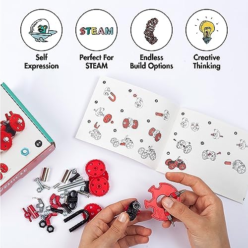The Off Bits Vehicle Stem Building Toys, Educational Build Your Own Robot Toy for Kids Age 6 7 8 9+ Year Old Boys & Girls, Stem Engineering Kit, Construction Toys Steam Gift Ideas - FormulaBit - Image 5