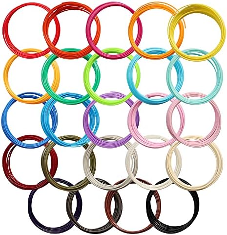 MIKA3D 24 Colors 1.75mm ABS 3D Pen Printer Filament Refill, Each Color 3.5m, Total 84m ABS Material, Support for MYNT3D / SCRIB3D 3D Printing Pen, Not Fit for 3Doodler Pen - Image 2