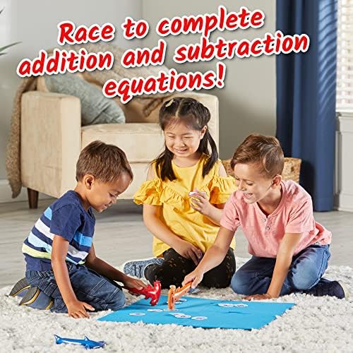 hand2mind Hammerhead Number Hunt! Math Game, Addition and Subtraction Games, Educational Board Games, Fun Games for Family Game Night, Kindergarten Learning Games for Kids Ages 5-7, Kids Learning Toys - Image 4