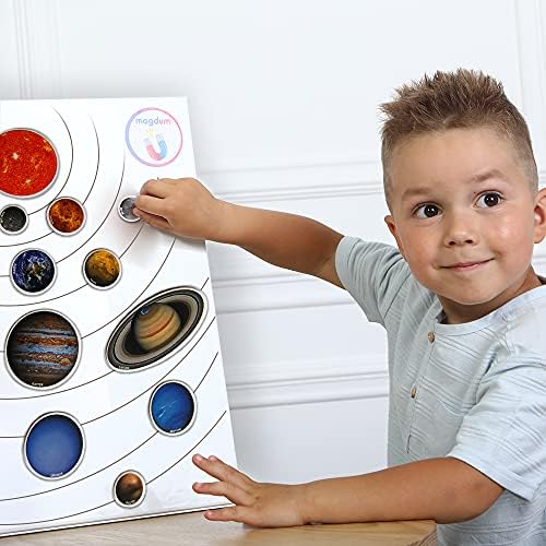 Magnets for Kids - Solar System, Planets - 22 PCS - Educational Set - Image 6