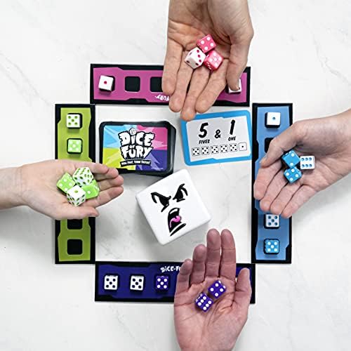 Educational Insights Dice of Fury - Family Board Games for Adults, Teens, and Kids, Dice Games for Family Game Night, Fast-Paced Table Top Party Game, Fun Group Play, Mental Math Activity - Image 3