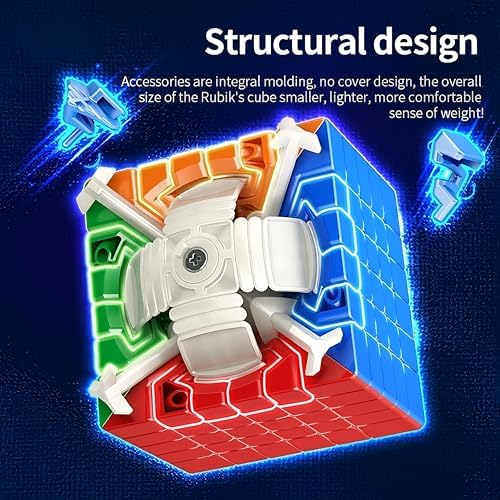 LiangCuber Moyu Meilong 6x6 Speed Cube Stickerless,Meilong 6 V2 Upgraded Version Puzzle Cube Education Toys Magic Cubes - Image 5