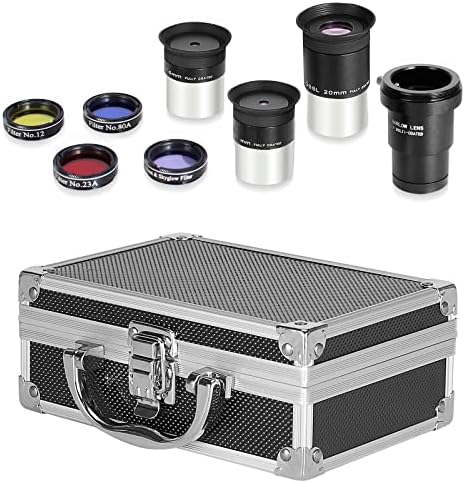 Celticbird Astronomical Telescope Accessory Kit - with 3pcs Plossl Eyepieces Set, 4pcs Filter Set, a 2X Barlow Lens - Image 6