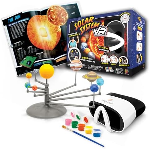 Abacus Brands STEAM Solar System VR Lab - Illustrated Interactive VR Book and STEAM Learning Activity Set - for Ages 8 and Up - Image 2