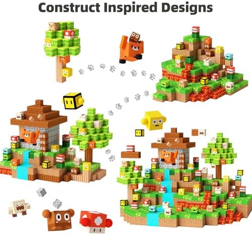 GobiDex 100PCS Magnetic Building Blocks for Boys Girls 3+ (1 inch) - Image 4