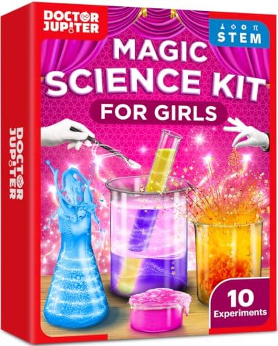 Doctor Jupiter Girls' Magic Science Experiments Kit for Kids Ages 8+ by DoctorJupiter