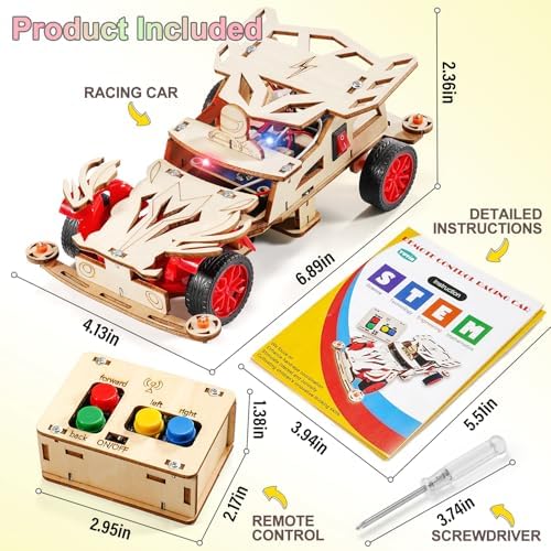 Yutin 6 in 1 STEM Kits for Kids Ages 8-10, Wood Building Crafts Kits for Boys, Toys for Boys Age 8-12, 3D Wooden Puzzles - Image 4