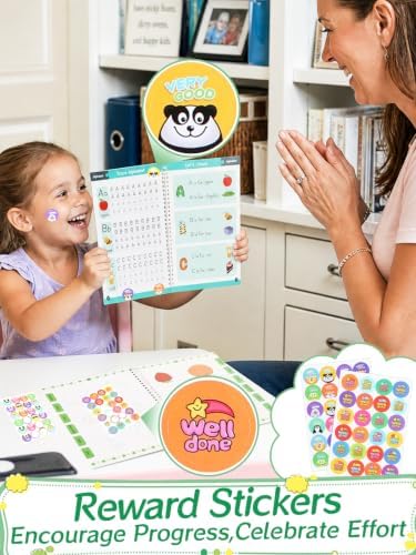 Reusable Magic Grooved Writing Practice for Kids 3-8, Disappearing Ink - Image 6