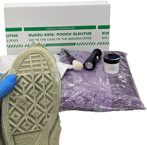 Crime Scene Solve The Pooch Sleuths Case, Cast Shoeprints - Detect Theft - Includes Online Streaming Video by CrimeScene