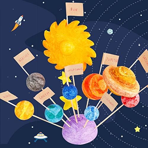 Pllieay 63PCS Solar System Foam Ball Kit for Back to School Science Project - Image 6