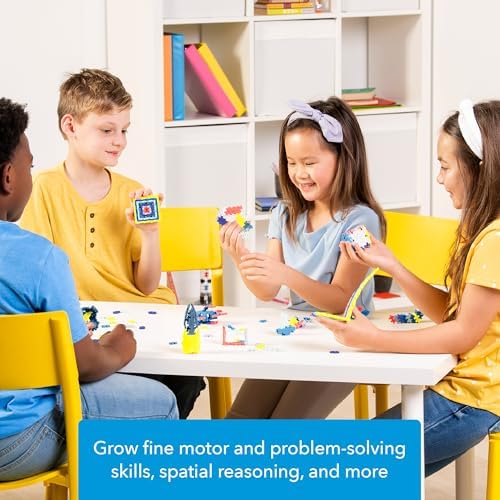 PLUS PLUS Glow in the Dark Mix Tube - Mini Interlocking Building Blocks Set - Image 5