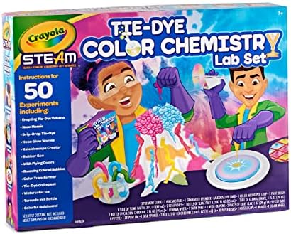 Crayola Tie Dye Color Chemistry Set for Kids, STEAM/STEM Activities, Educational Toy, Ages 7, 8, 9, 10 - Image 4