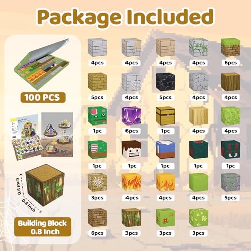 Magnetic Blocks, 100PCS Toys Building Cube Birthday Gifts for Kids - Image 2