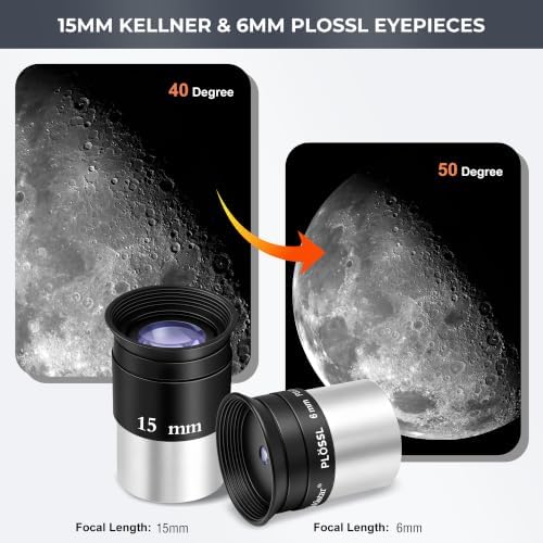 Alstar Telescope Accessory Kit 8-Piece, 1.25" Eyepiece Set & Filter Set - Image 2