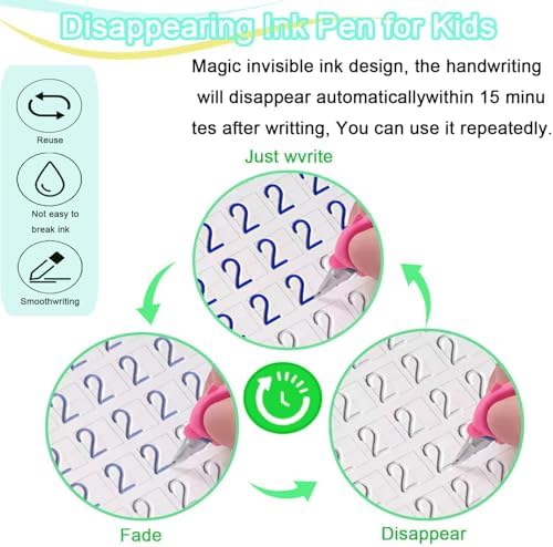 Magic Grooved Practice Copybook, Reusable Letter Tracing Books - Image 4
