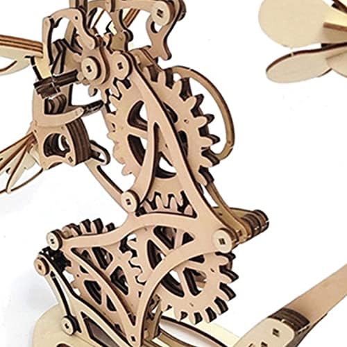 Wooden 3D Puzzles Mechanical Hummingbird ，3D Wooden Puzzle Mechanical Model Self Craft Deco Education Gift - Image 3