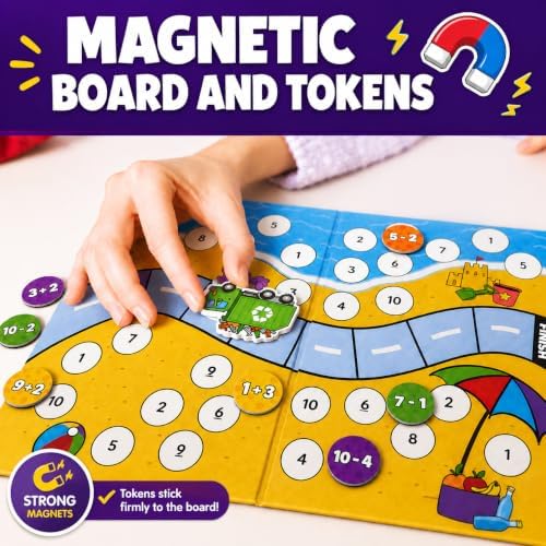 Number Dash Math Games for Kids 5-7, 1st Grade & Kindergarten Board Game - Image 5