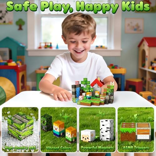 Magnetic Blocks, 150PCS Toys Building Cube Birthday Gifts for Kids - Image 6