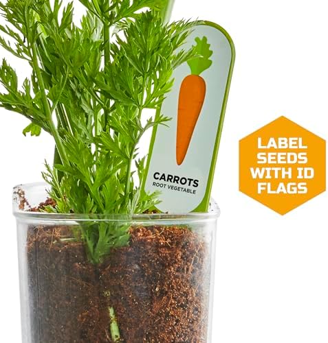 Discovery™ Edible Veggie Garden Watch-It-Grow Kit – DIY STEM Activity for Kids | Grow Carrots, Radishes & Onions| 11-Piece Science Kit with Seeds, Potting Mix & Root Tracker| Learning Toy Gift Ages 6+ - Image 4