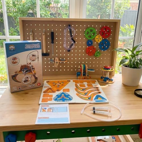STEM Science Kit Hydraulic Claw, Engineering Toy, Teach Hydraulic Principle - Image 4
