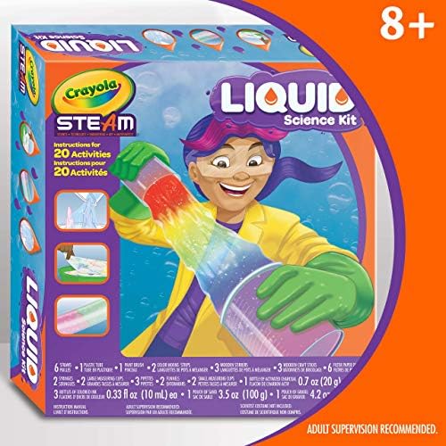 Crayola Liquid Science Kit for Kids, Water Experiments, Educational Toy, Gift for Kids, 7, 8, 9,10 - Image 6