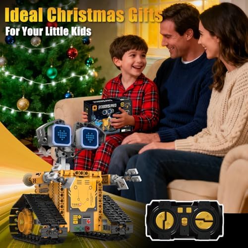 Gohero Robot Building Kit，5 in 1 STEM Toys for Boys Toys Age 8-10 with Remote & App Control，Robotics Technic Kits with 16 LED Expressions，Christmas & Birthday Gifts for Teen Boys & Grils (373 PCS) - Image 6