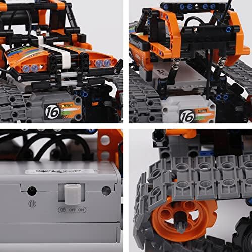 BIRANCO. STEM Remote Control Building Kit 3 in 1 RC Tracked Racer/Tank/Robot Engineering Toys, Science Construction Play Set, Toy Car Christmas for Boys & Girls Age 8-12 (392pcs) - Image 6