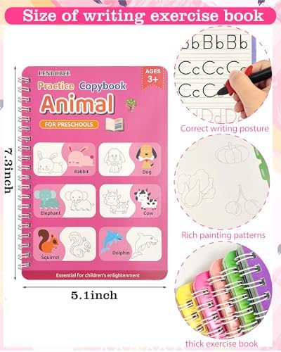 Grooved Handwriting Workbooks for Kids Perfect Christmas Educational Gift - Image 2