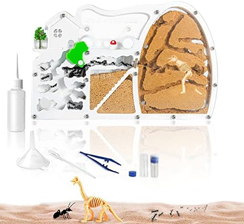 Ant Farms for Kids, Sand Ant Colony Observation Kit by ELNMLHT
