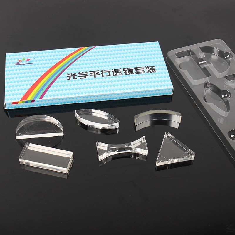 Physics Optics Experiment Kit, Prism Lens Mirror Set, Teaching Demonstration Equipment by NYJLGD