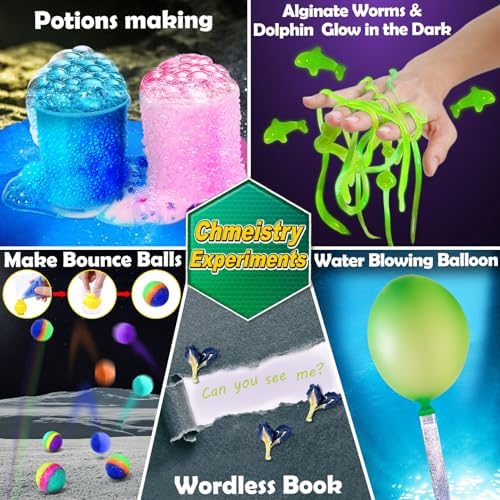 UNGLINGA 150 Experiments Science Kits for Kids Chemistry Lab S.T.E.MToys - Image 3