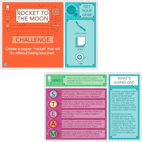 Carson Dellosa Stem Challenges, Seasonal, Physical, Life, Earth & Space Science Kits for Kids Ages 8-12, Educational Games and Experiments for 3rd Grade and Up (Pack of 6) - Image 2