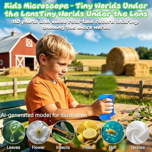 2 in 1 Kids Microscope and Telescope, STEM Educational Toy - Image 4