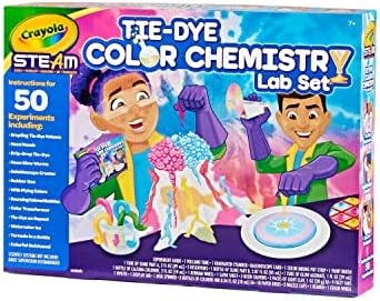 Crayola Tie Dye Color Chemistry Set for Kids, STEAM/STEM Activities, Educational Toy, Ages 7, 8, 9, 10 - Image 6