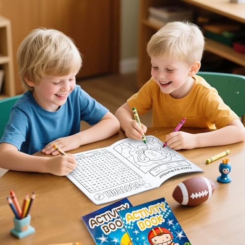 Bulk Football Activity Books, 48Pcs Mini Game Coloring Book Set for Kids - Image 5