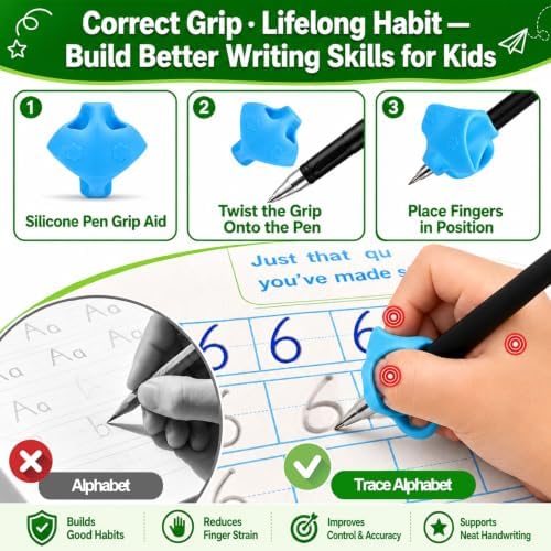 Magic Grooved Writing Practice for kids – 4-Book Set with Pens - Image 6