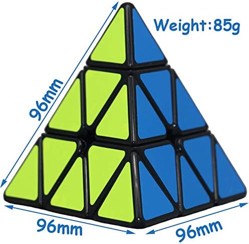Pyramid Speed Cube 3X3X3 Triangle Magic Cube Puzzle for Kids Adults - Image 4