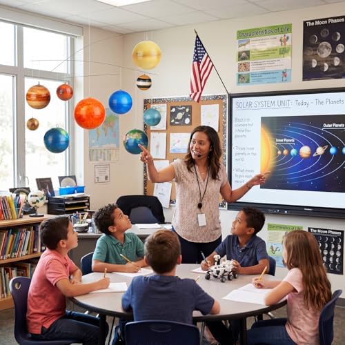 Hollowfly 3D Solar System Mobile Kit Vbs Hanging Planets Outer Space Decor - Image 4