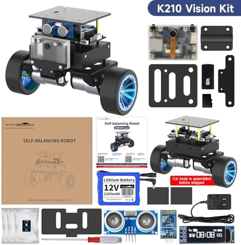 Yahboom STM32 Self-Balancing Car,2WD Robot Chassis Kit,with AI Vision Module,Color Recognition AI Technology,Suitable for STEAM Electronic Projects - Image 2