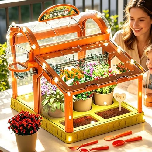 Gardening Greenhouse Growing Kit, with an Irrigation System,Growth Lights - Image 3