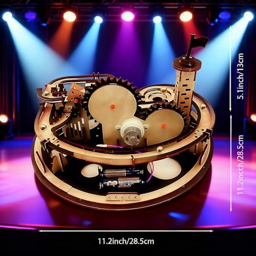 3D Puzzle for Adults Wooden DIY Crafts Kit Wood Mechanical Model Kits to Build Gift for Women Men Age 14+ Years Old - Image 2