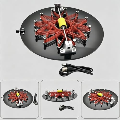 COYEUX Star Coil Brushless Motor, Electromagnetic Motor with 25cm/10 in Disc Base, for Classroom Teaching, Desktop Kinetic Art Decor - Image 7