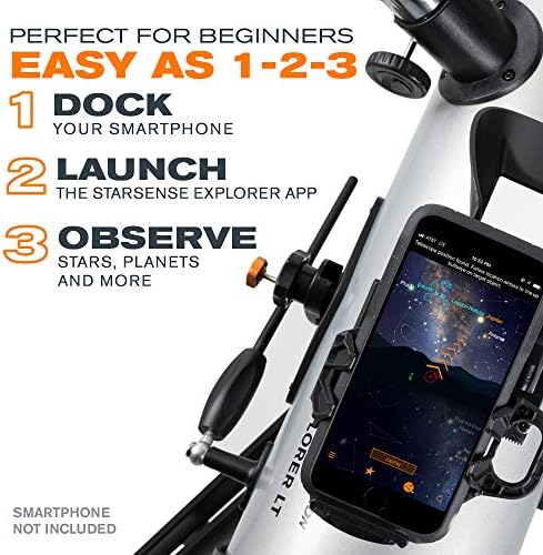 Celestron StarSense Explorer LT 114AZ Newtonian Smartphone Guided Telescope - Image 3