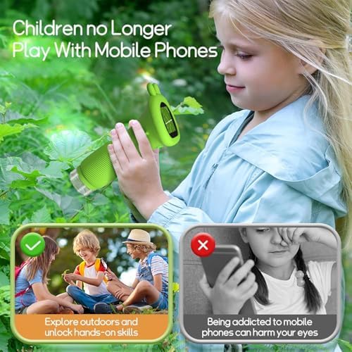 WINWEND Kids Microscope Pocket Microscope -1000X Portable Microscope for Kid | Photo and Video Mini Microscopes | 2'' Digital Little Scientist Microscopes for 3-10 Age Years Old Boys Girls Toys Gifts - Image 2