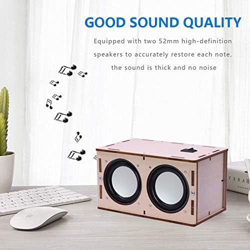 DIY Bluetooth Speaker Kit Wood Case, Teens & Adults STEM Electronic Project - Image 3