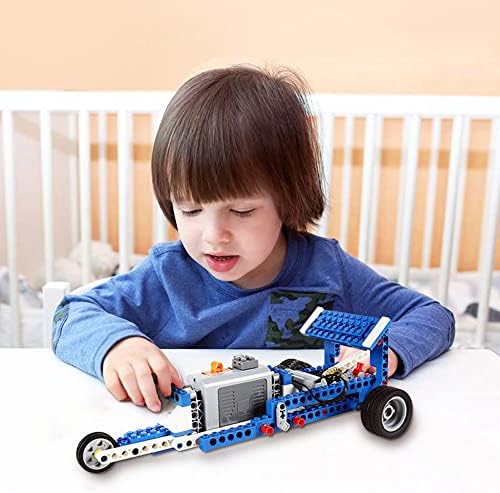 Erector Set Stem Toys,6 Different Shapes in Total Construction Toys,Educational Construction Learning Toys for Boys & Girls,with Electric Power Motor Children's Toys,307PCS - Image 3