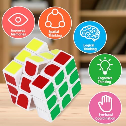 Mini Cube Party Favors for Kids: 20 Pack Magic Cube Party Puzzle Game Toys - Image 4