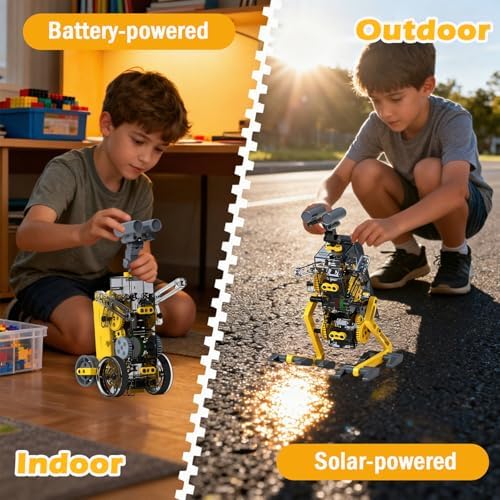 25-in-1 Solar Science Robot Kit, STEM Building Toy for Kids Ages 8+ - Image 4