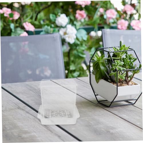 SUPVOX Plastic Planter Pot Set with Drainage Holes for Indoor Plants - Image 4