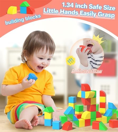 Magnetic Blocks for Kids Ages 1-3, Large Magnet Toys Toddler Building - Image 6